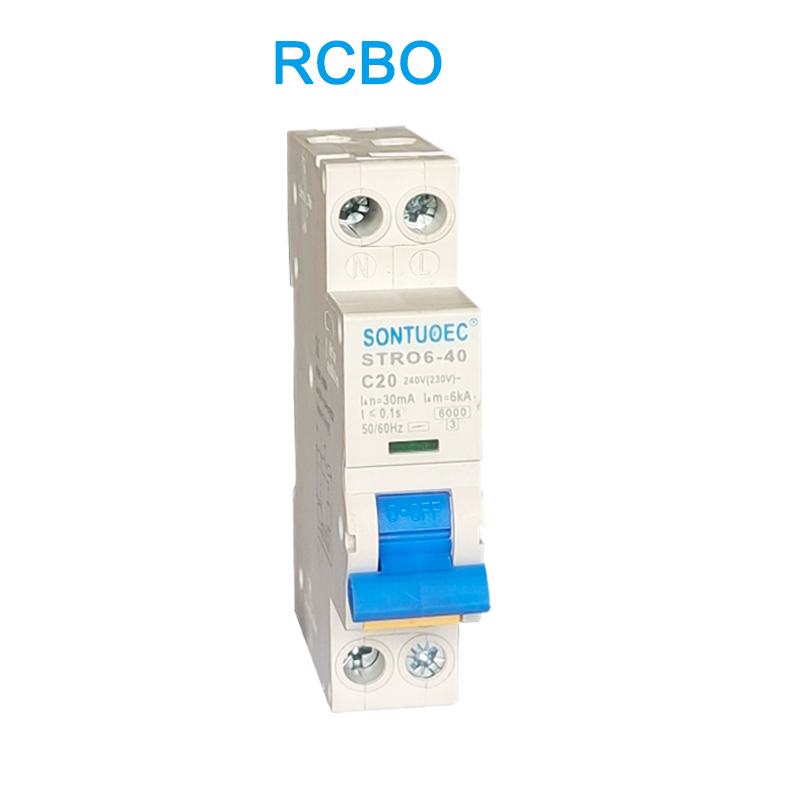 Stro6-40 የወረዳ ዝርፊያ የዲዳ የባቡር ሐዲድ የ RCBO
