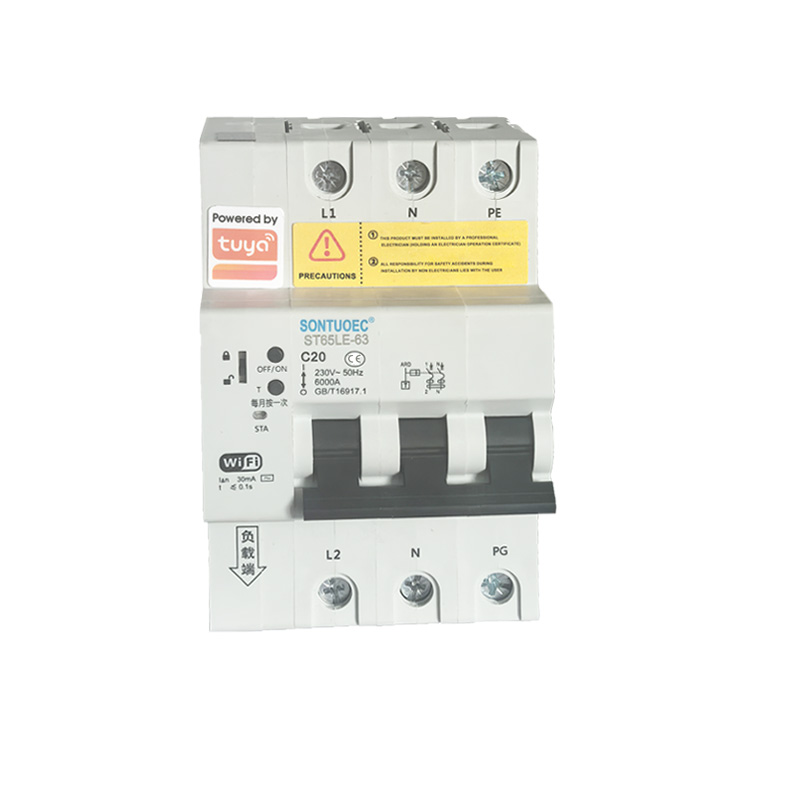 ዋይፋይ ST65LE-63wf2 ተከታታይ ባለብዙ ተግባር IoT ኢንተለጀንት RCBO ኢንተለጀንት ሰርክ ሰሪ